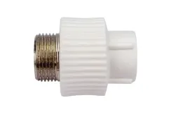 Муфта TEBO сварка НР 25*3/4" белая 35164