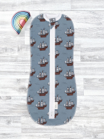 Пелёнка-кокон Mjölk Морской бой, уценка