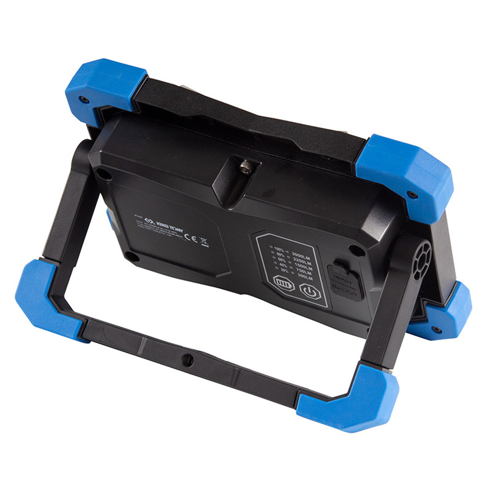 KING TONY (9TA48A) Фонарь-прожектор светодиодный, Li-Ion, 3000 люмен