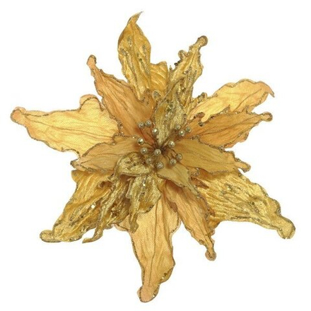 GAEM Цветок искусственный "Пуансеттия", L34 W34 H26 см
