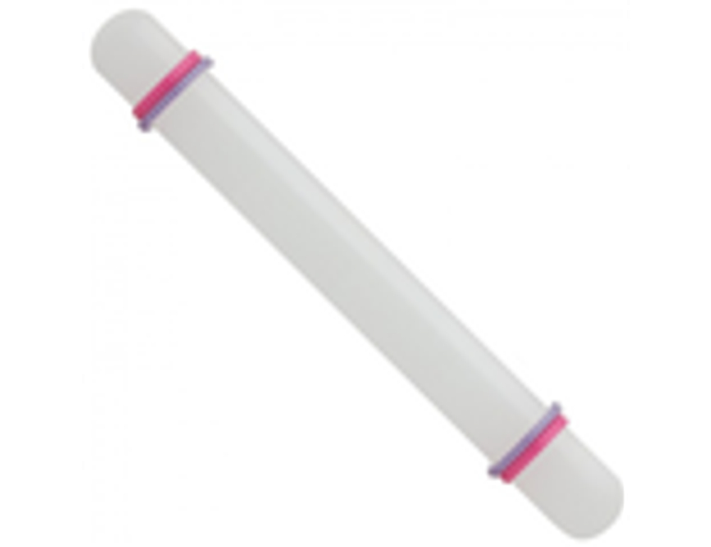 Скалка акриловая с ограничителями 32 см.