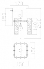 Бра Freya Basilica FR5166WL-01N