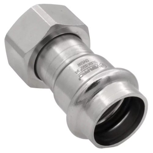 Соединитель ViEiR с накидной гайкой нерж. сталь 28×1" VER-PRO (50/5шт)