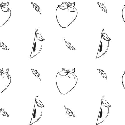 Графика контур хурма