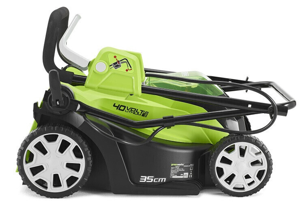 Газонокосилка аккумуляторная Greenworks G40LM35K2