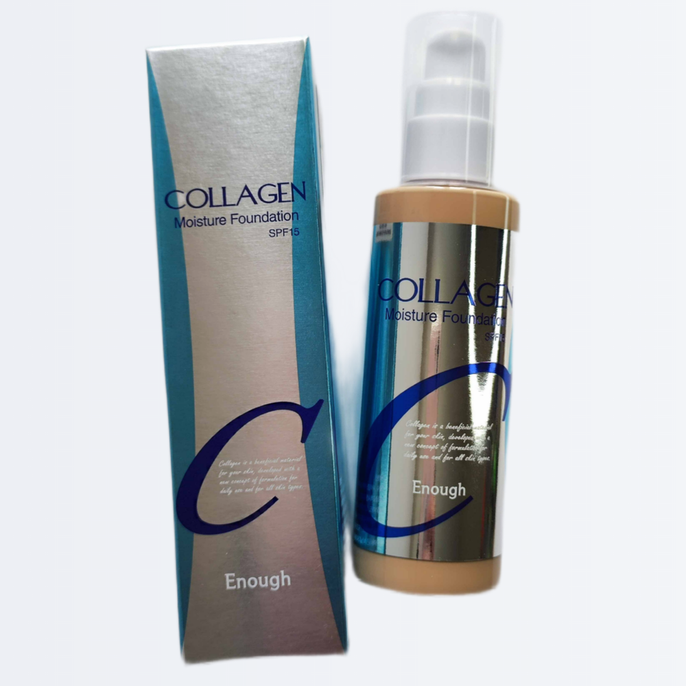 Тональный крем для лица с коллагеном ENOUGH Collagen Moisture Foundation SPF15, увлажняющий 100 мл