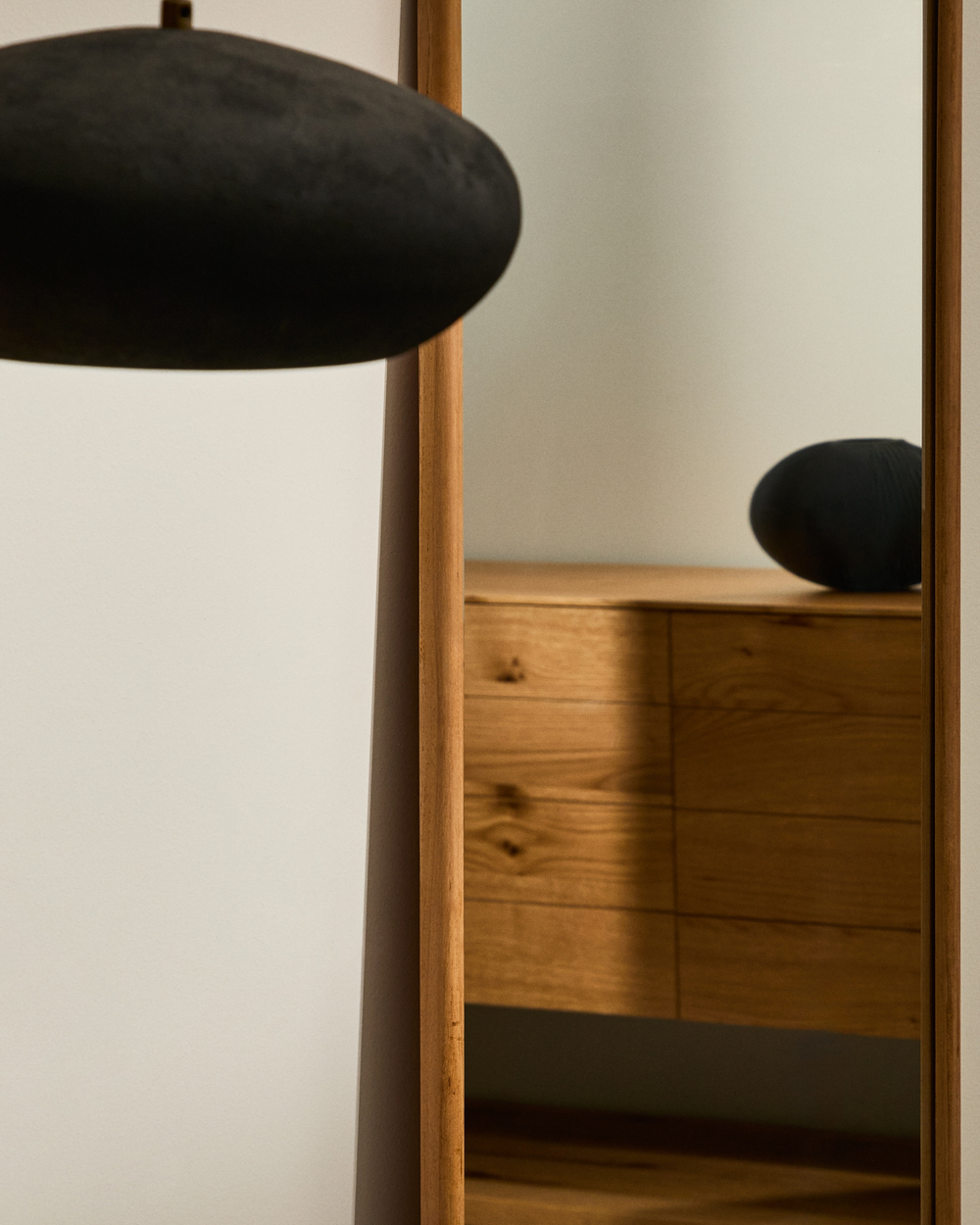 Зеркало Milsa в раме из тикового дерева 54 x 154 см