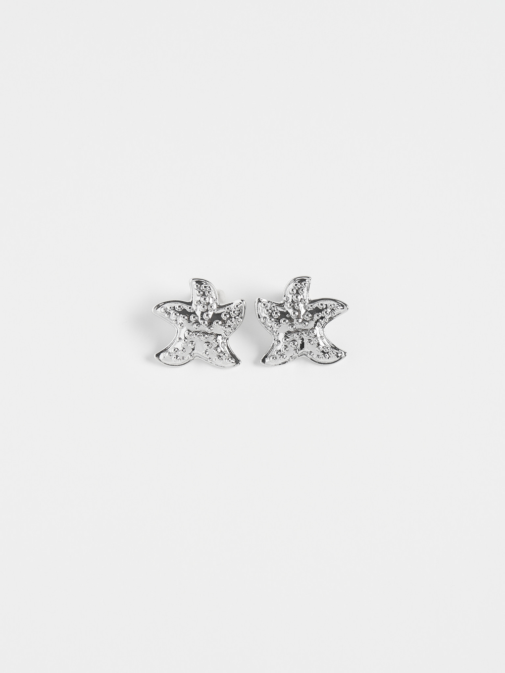 Серьги "Starfish point" Silver