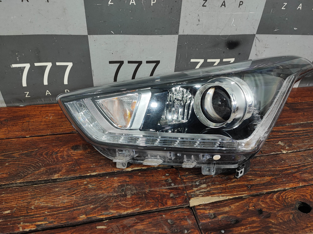 Фара левая галоген линза Hyundai Creta 1 (GS) 20-21 Б/У Оригинал 92101M0300