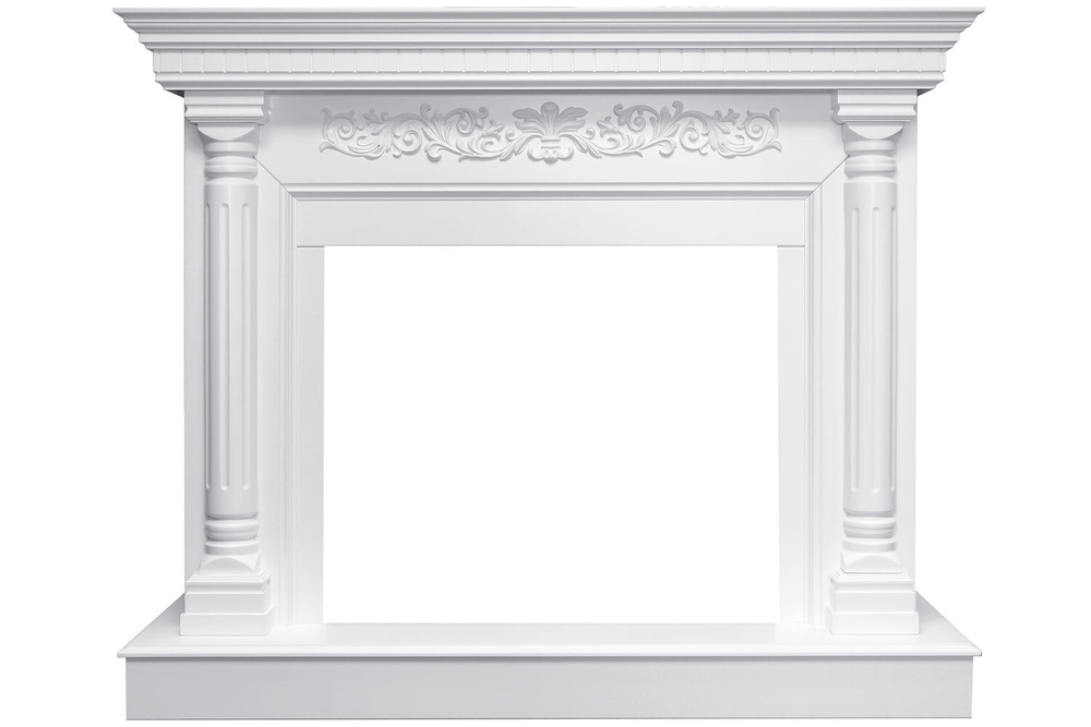 Каминокомплект Sicilia - Белый дуб с очагом Symphony 26'' DF2608-INT
