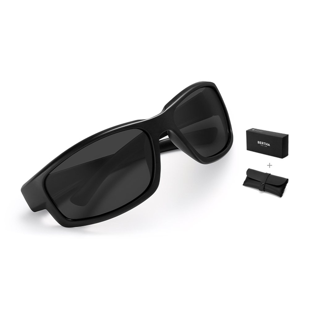 BERTHA Floating Lightweight Material Rectangular Sunglasses Unisex