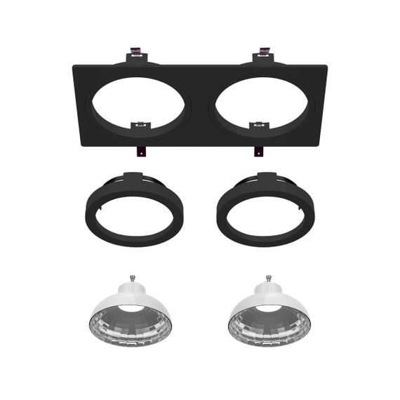 Встраиваемый светильник Favourite Lamppu 4646-2C