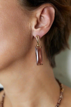 HMG 1313 Bordo Серьги арт.0890