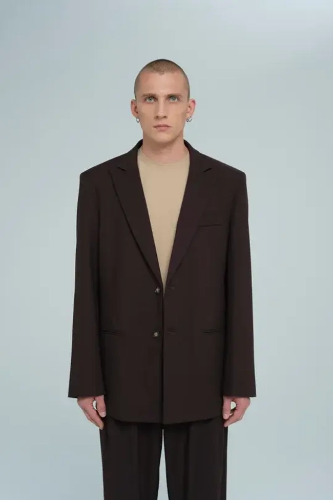 Пиджак однобортный | brown