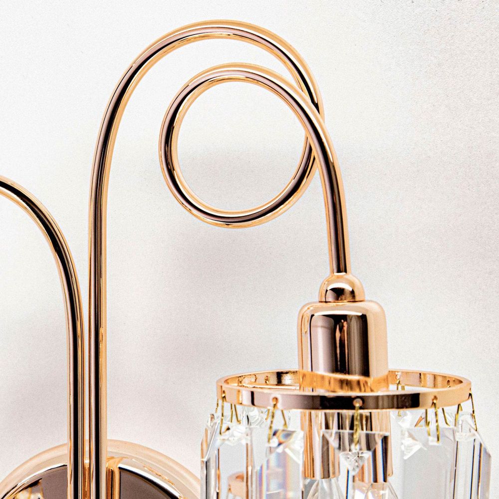 Citilux Синди CL330322 Бра хрустальное с выключателем Золото