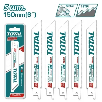 TOTAL Полотно 150 мм, шаг 18/10 мм 5 шт.