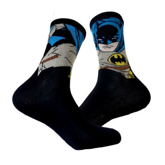 Носки DC Comics Бэтмен, р-р 36-42 (черный серый синий)