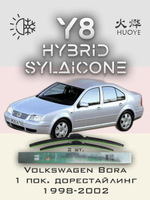 Щетки стеклоочистителя HUOYE Y8 525/475 мм на Nissan Sunny | Hook/J-Hook