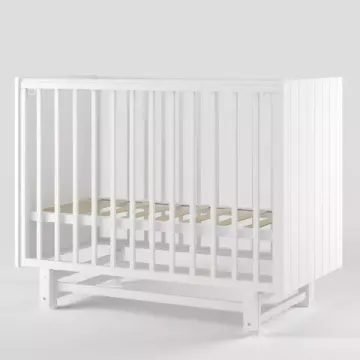 Детская кроватка с маятником Incanto Vikki Белая