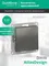 Выключатель 1-кл. СП AtlasDesign 10А IP20 (сх. 1) 10AX механизм сталь SE ATN000911