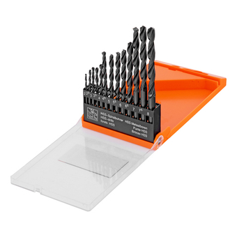 Набор сверл по металлу, 2-8 мм, (через 0.5 мм) HSS 13 шт, цилиндрический хвостовик Sparta