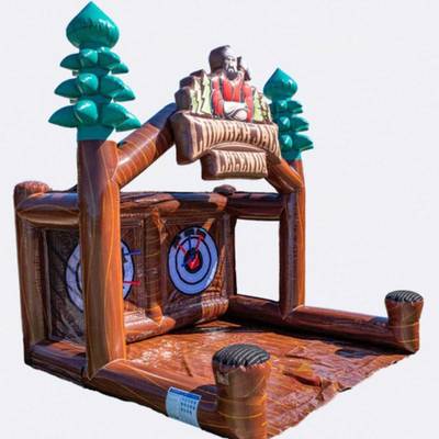 Надувной дартс «Таёжный рубеж» на подкачке, диаметр 3,5 м, размер 3,5×3,5×4 м