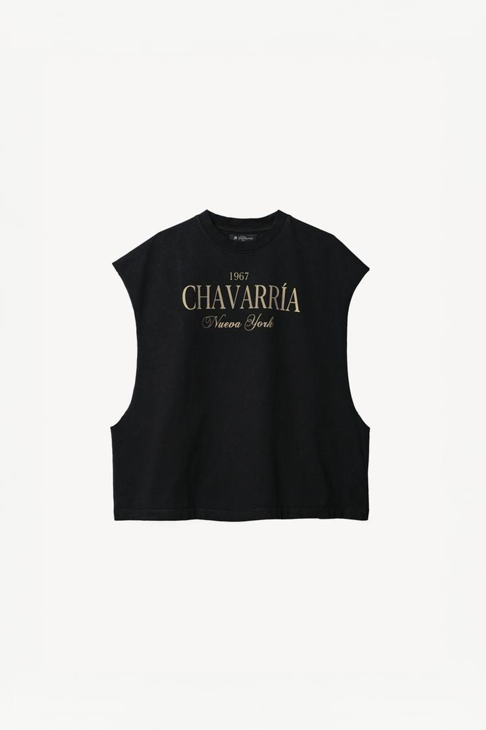 ZARA X WILLY CHAVARRIA ФУТБОЛКА БЕЗ РУКАВОВ, ЧЕРНЫЙ