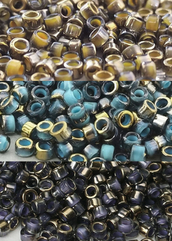 Бисер цилиндрический 2,5 мм. Набор 3 цвета