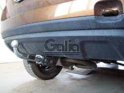 Фаркоп оцинкованный Galia D041C для Renault Duster 2010-2015, 2015-2019 2WD/4WD, Nissan Terrano 2014-(паспорт и сертификат в комплекте)(без электрики)