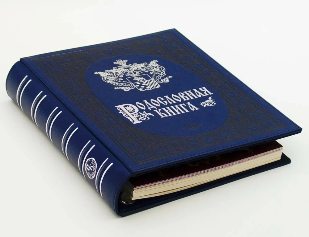 Семейный альбом родословная книга "Лазурит", искусственная кожа