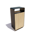 Урна «Город», сосна, лак