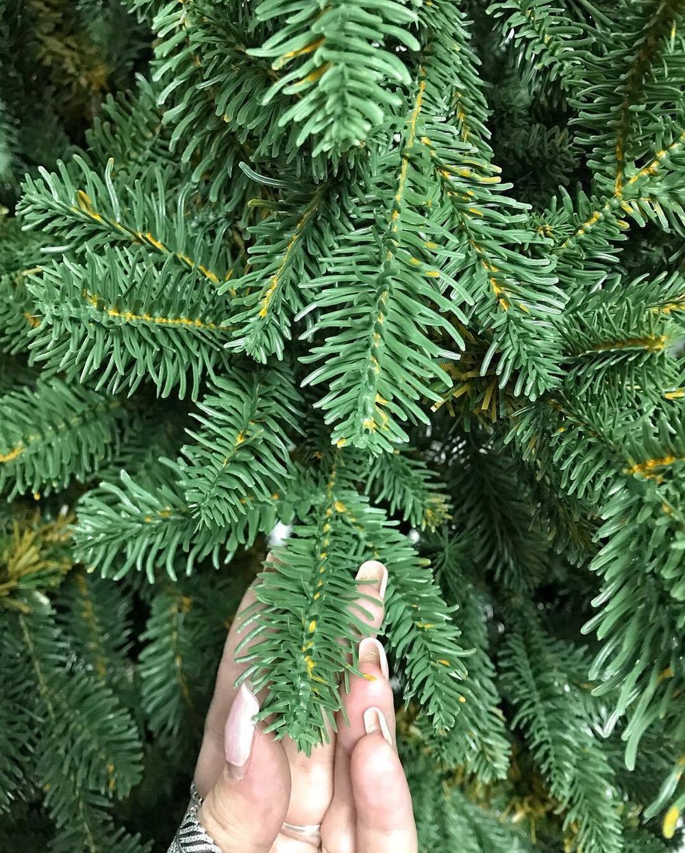 Искусственная ель на ножке «Датская» (хвоя Литая) 240 см / 2.4 м