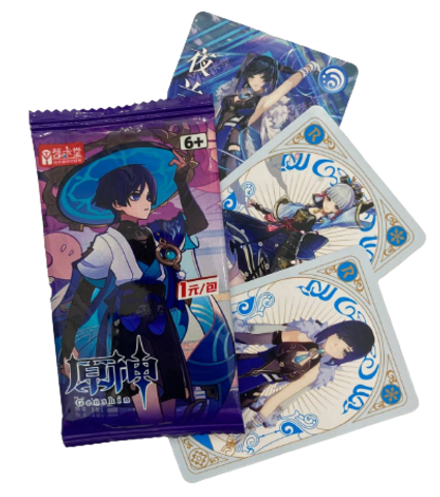 Бустер коллекционных карточек Genshin vol. 2.1 (категория A)