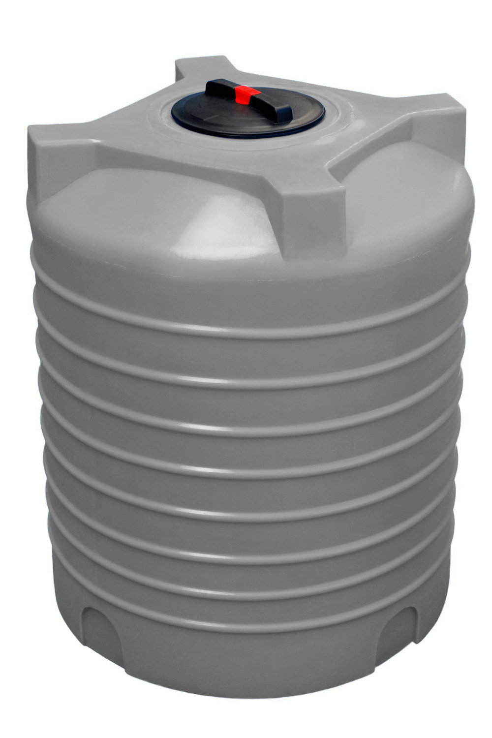 Ёмкость вертикальная Политим 1000 л. вертикальный (1030x1030x1270см;серый) - арт.560900