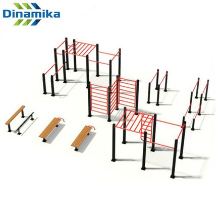 Площадка для воркаута в спорт-комплекс