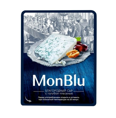 Сыр Мягкий Monblu с Голубой Благородной Плесенью 50% 100г