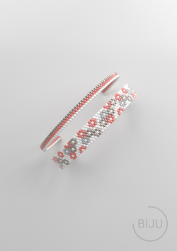 Схема PEYOTE, Схема браслета мозаичное плетение, узор из Miyuki Delica 11/0, файл PDF, №138