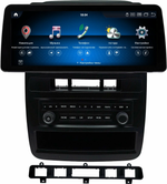 Магнитола для Volkswagen Touareg 2 2010-2018 - Carmedia KP-1222 монитор 12.3" в стиле BMW на Android 11, CarPlay, 4G SIM-слот