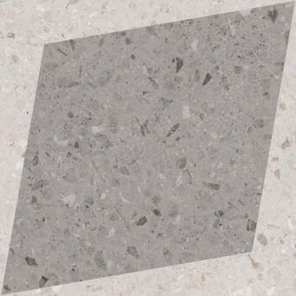 Wow Drops RHOMBUS DECOR GREY 18.5x18.5