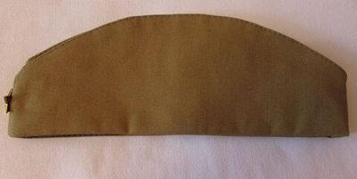 Пилотка "песочка", оригинал 1984 г., с красной звездой-кокардой