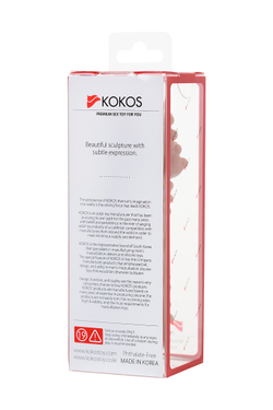 Насадка KOKOS 10 реалистичная со стимуляцией, 15.8 см