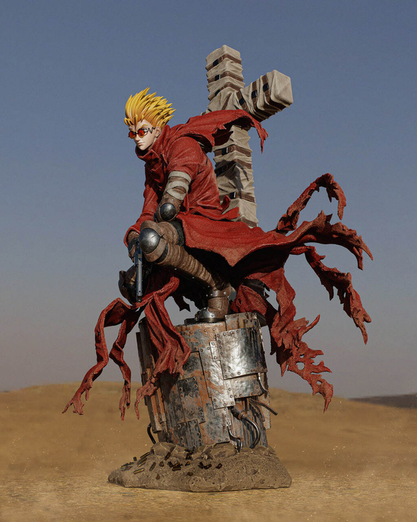 Триган Вэш Ураган Trigun Vash the Stampede Фигурка
