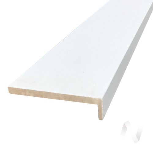 Наличник прямой Эмаль белая (80*6*2150)