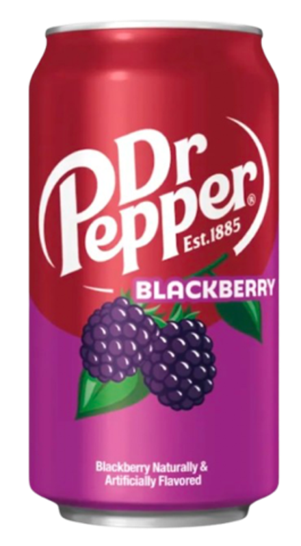 Газированный напиток Dr. Pepper со вкусом ежевики