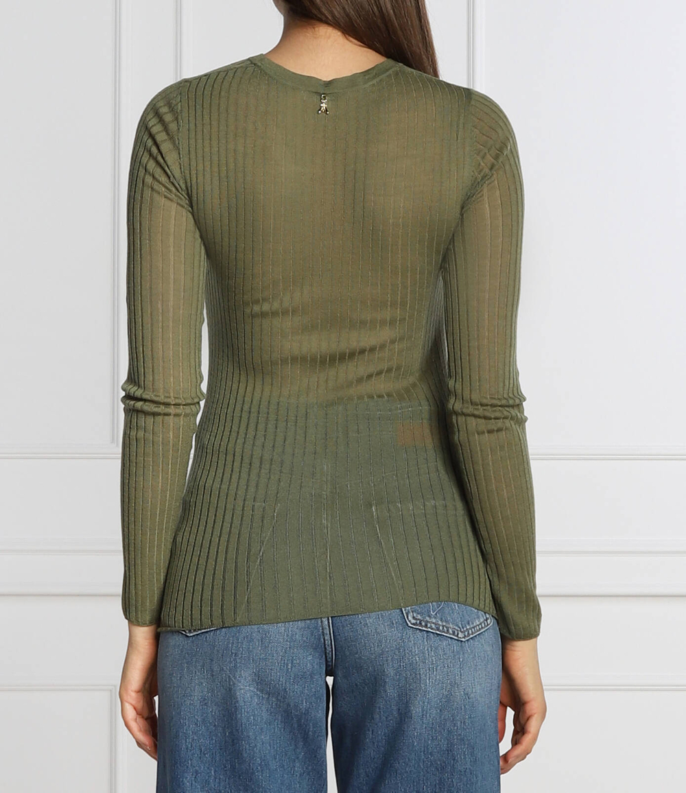 хлопковая блузка Patrizia Pepe - оливковый(8K0057 K034)