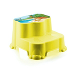 Табурет двухступенчатый детский желтый