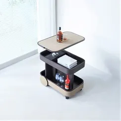 Сервировочный столик 4648 с подъемно-поворотной столешницей