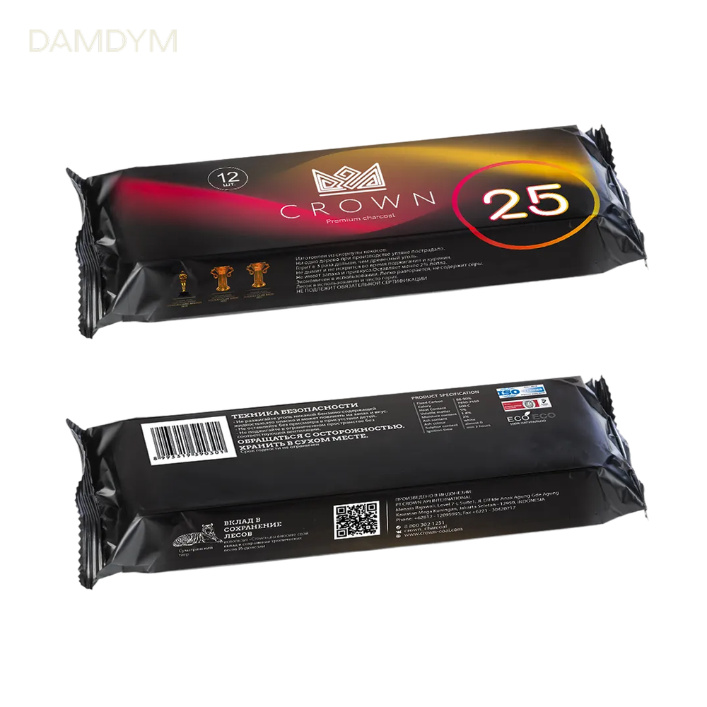 Уголь для кальяна "Crown"