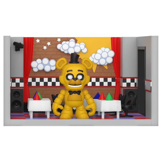 Фигурка Funko Vinyl SNAPS! FNAF Golden Freddy Wih Stage 64923 / Фигурка Фанко ПОП! по мотивам игры "Пять ночей с Фредди", Фредди на сцене