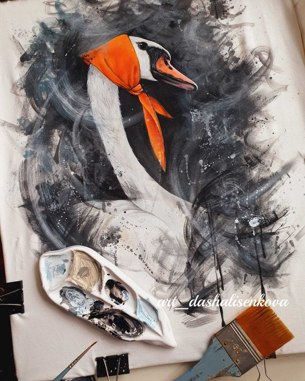 Грунт для красок по ткани «Белый»